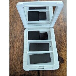 Prescriptives ebony black eyeshadow and refillable magnetic compact brand new